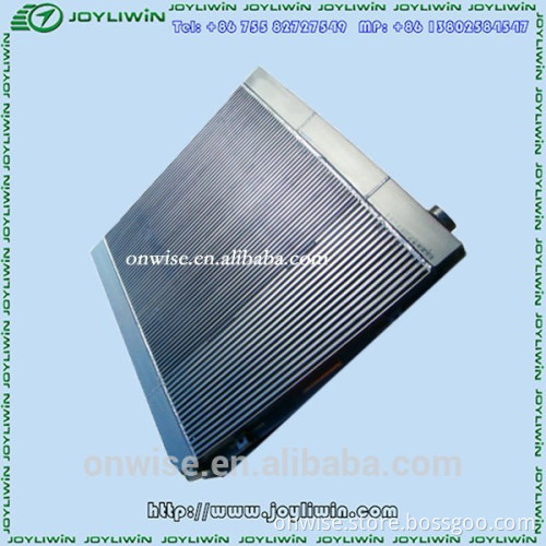 Customizable aluminum plate radiator cooler JOY 1625165912 for Atlas copco screw air compressor